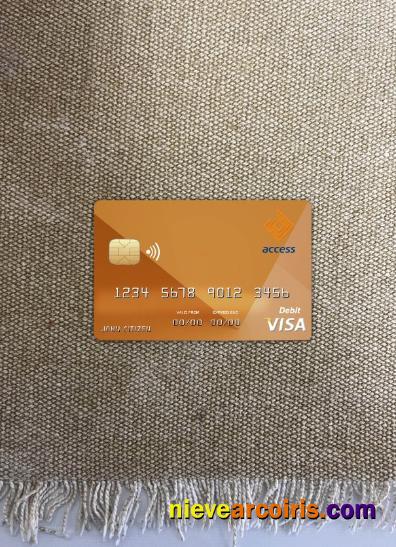 Burundi Access bank visa card photolook
